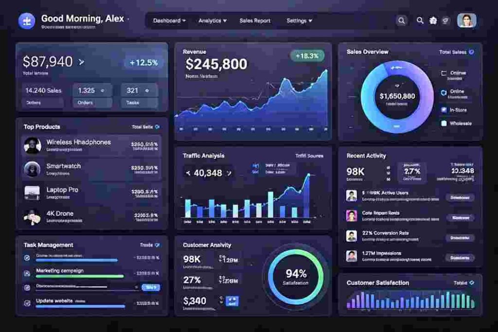 AI Smart Business Dashboard 