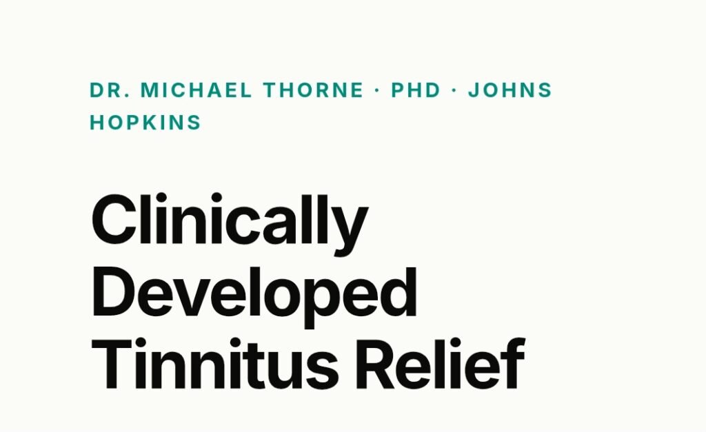 Tinnitus relief 